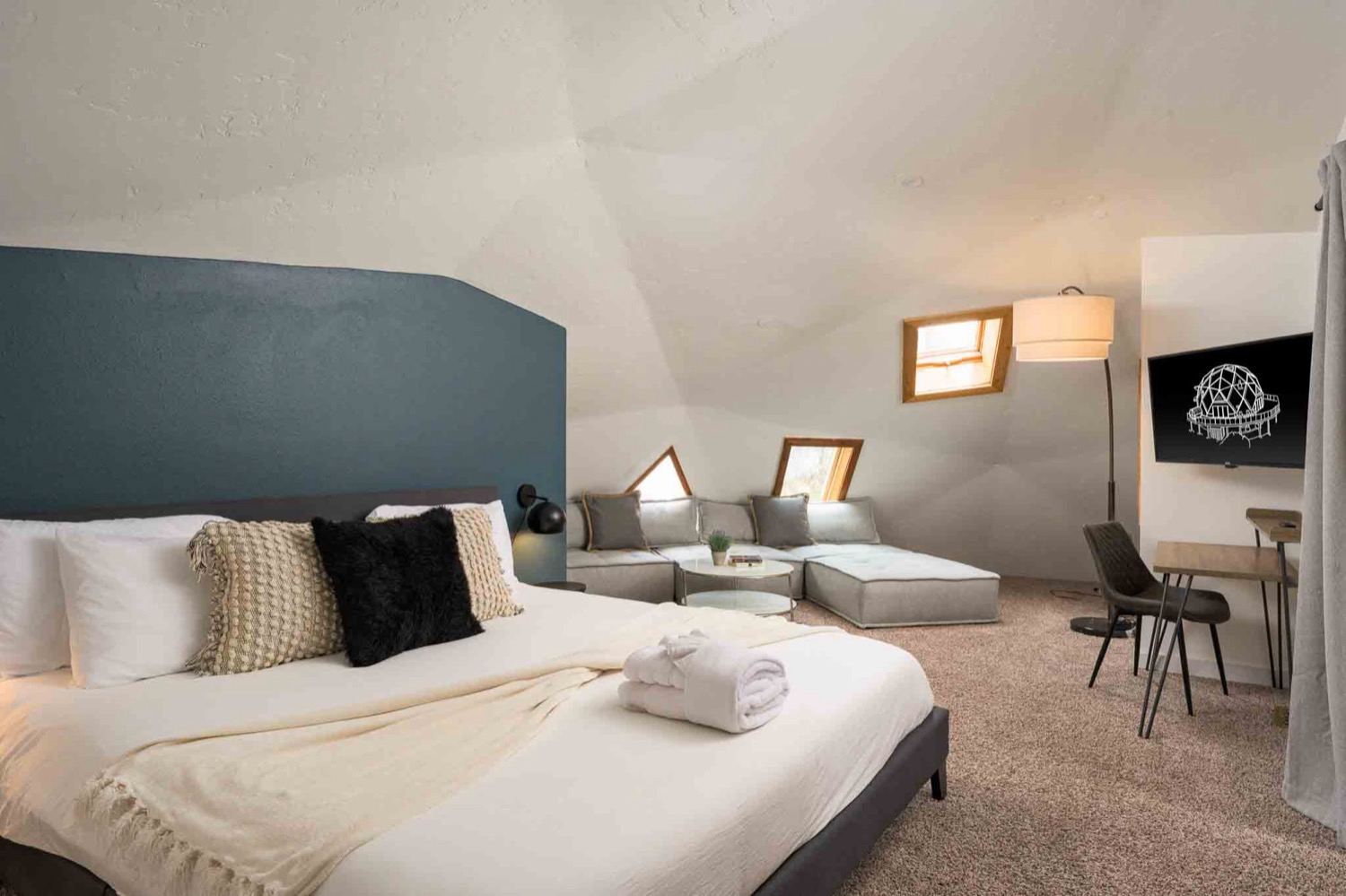 Top of the dome bedroom